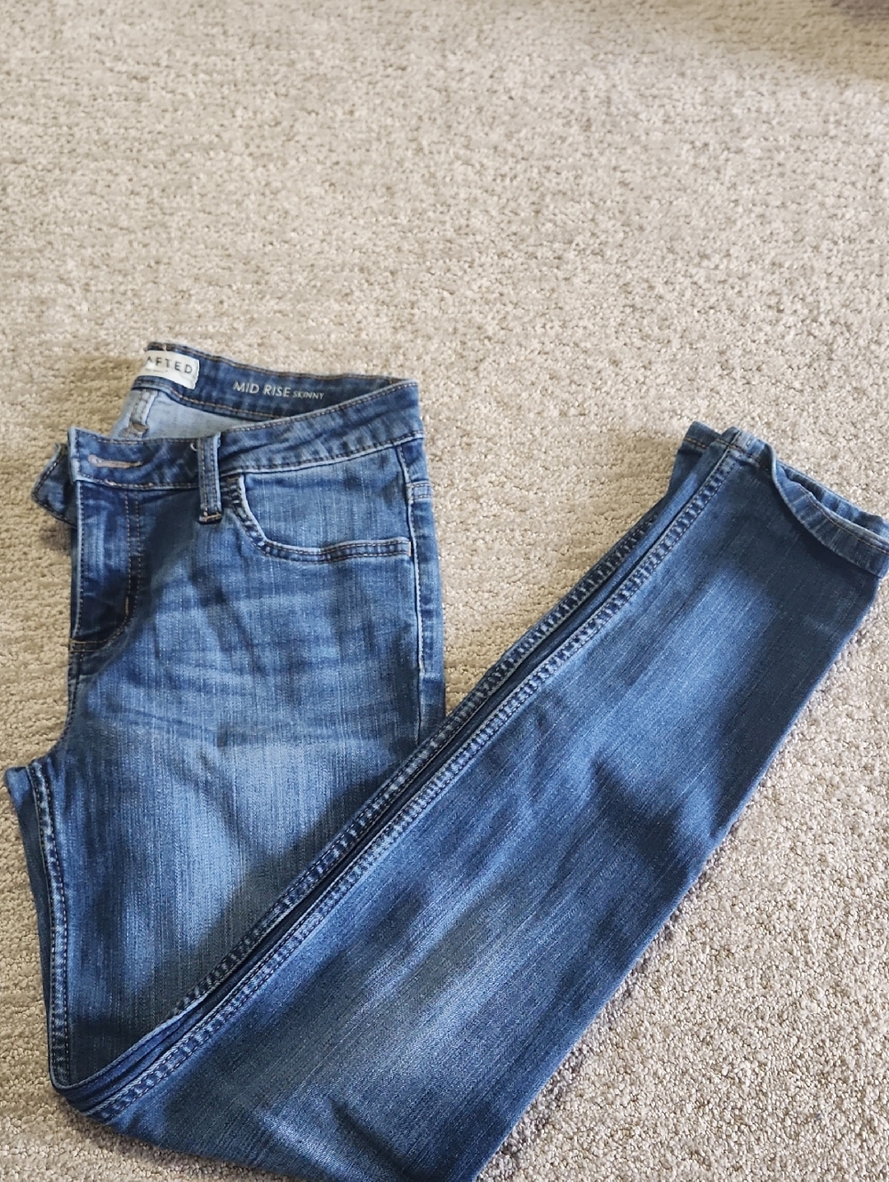 Lee Women's Skinny Jeans in Medium Blue Wash